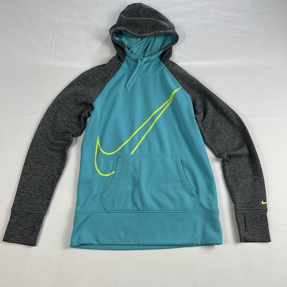NIKE Womens Hoodie Sweatshirt Pullover Therma-Fit Long Sleeve Size: Medium